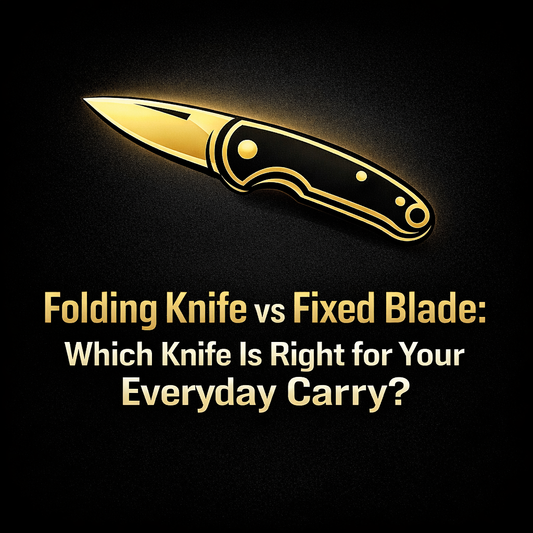 Folding Knife vs Fixed Blade: Which Knife Is Right for Your Everyday Carry?